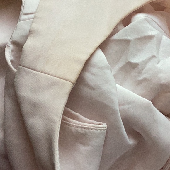 Bridesmaid Blushing Pink Azazie Maxi Dress Hemmed for 5’2” with Heels - Picture 4 of 4